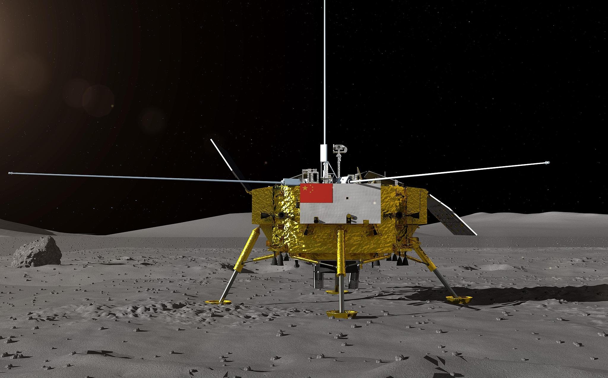 China coloca nave no tripulada en la cara oculta de la Luna