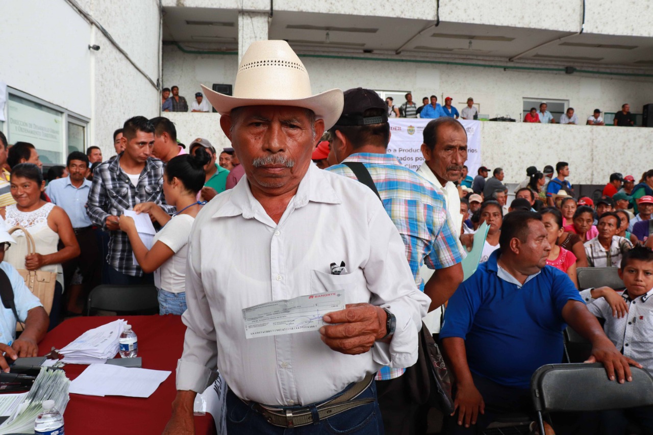 Indemniza SEDARPA a mil 455 productores en Pánuco, Ilamatlán y Minatitlán