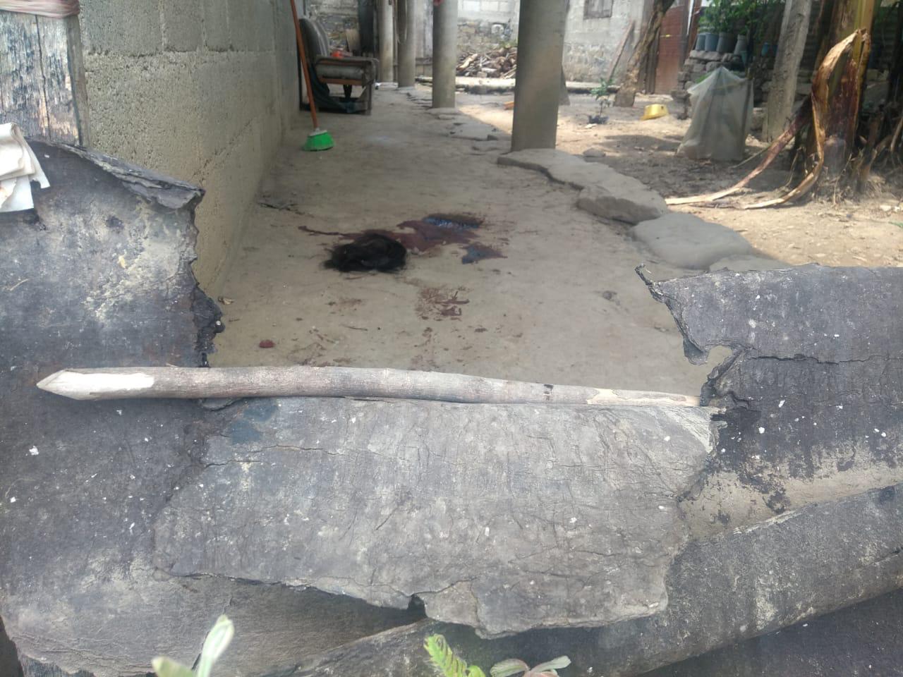 Fallece mujer atacada a machetazos por su pareja, en Zontecomatlán