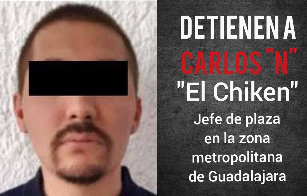 Detienen a “El Chiken”, jefe de plaza de la zona metropolitana en Guadalajara – Video