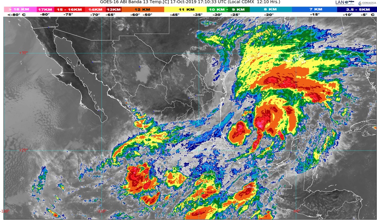 Aumenta probabilidad de ciclón tropical en el Golfo de México
