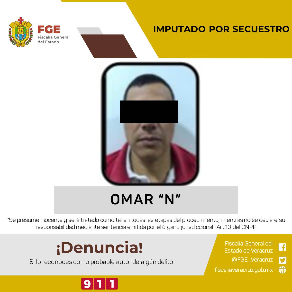 Detiene UECS en flagrancia a probable secuestrador en Martínez de la Torre