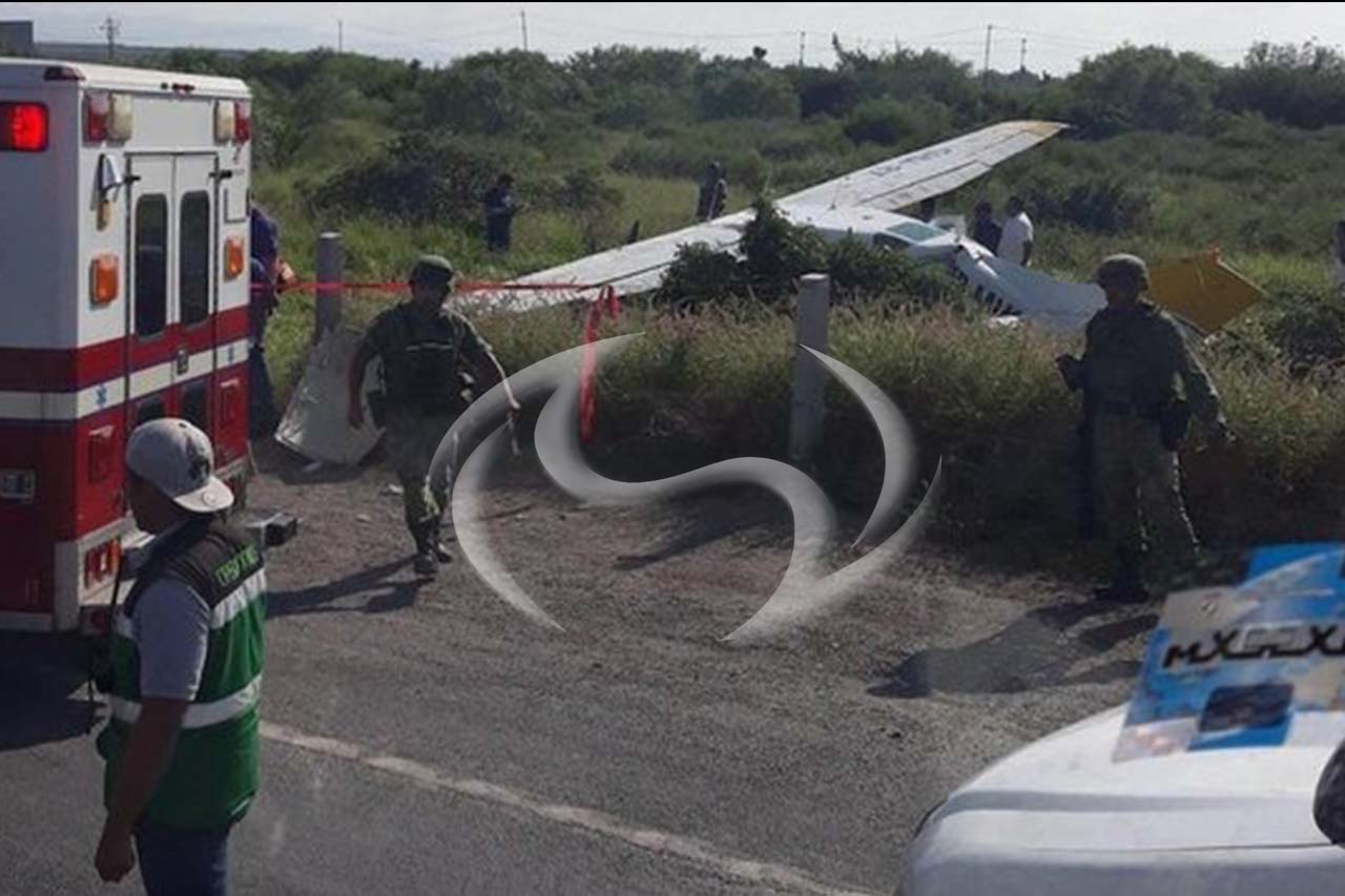 Se desploma aeronave en Apodaca (Video)