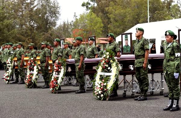 Guerra contra el narco le cuesta la vida a 557 soldados