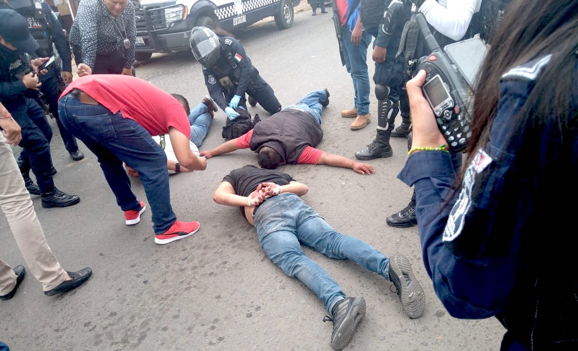 Rescata SSP a persona privada de su libertad, en Emiliano Zapata; 3 detenidos