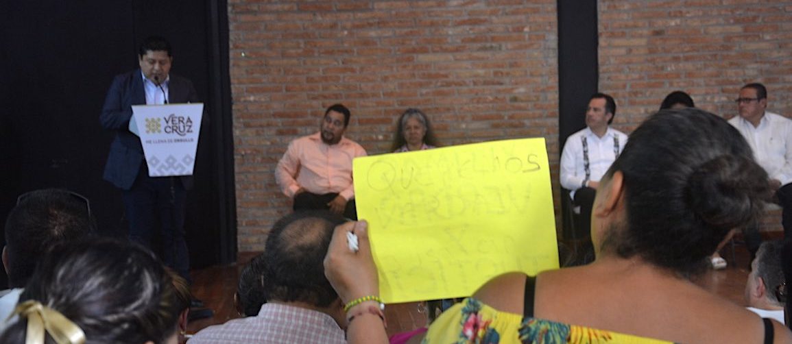 Ofrecen disculpa pública a familiares de jóvenes desaparecidos, en Papantla