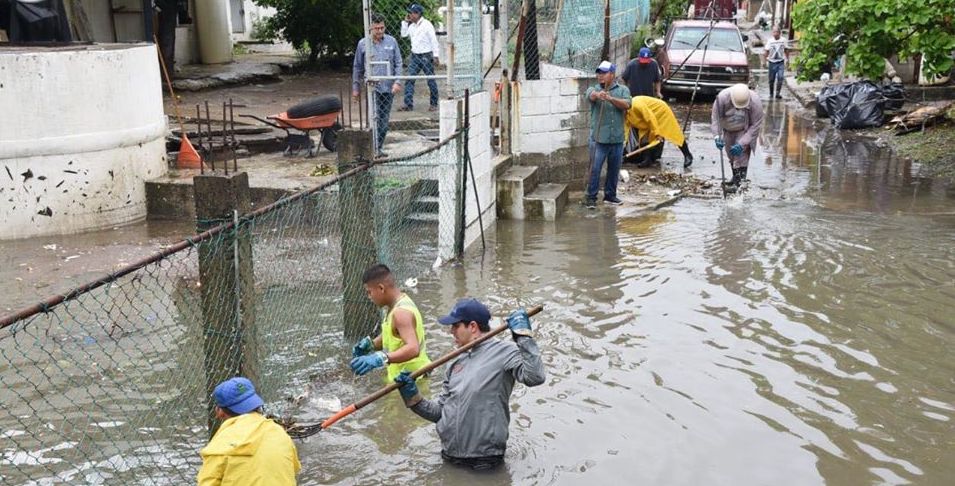 Lluvias provocan caos en Tampico