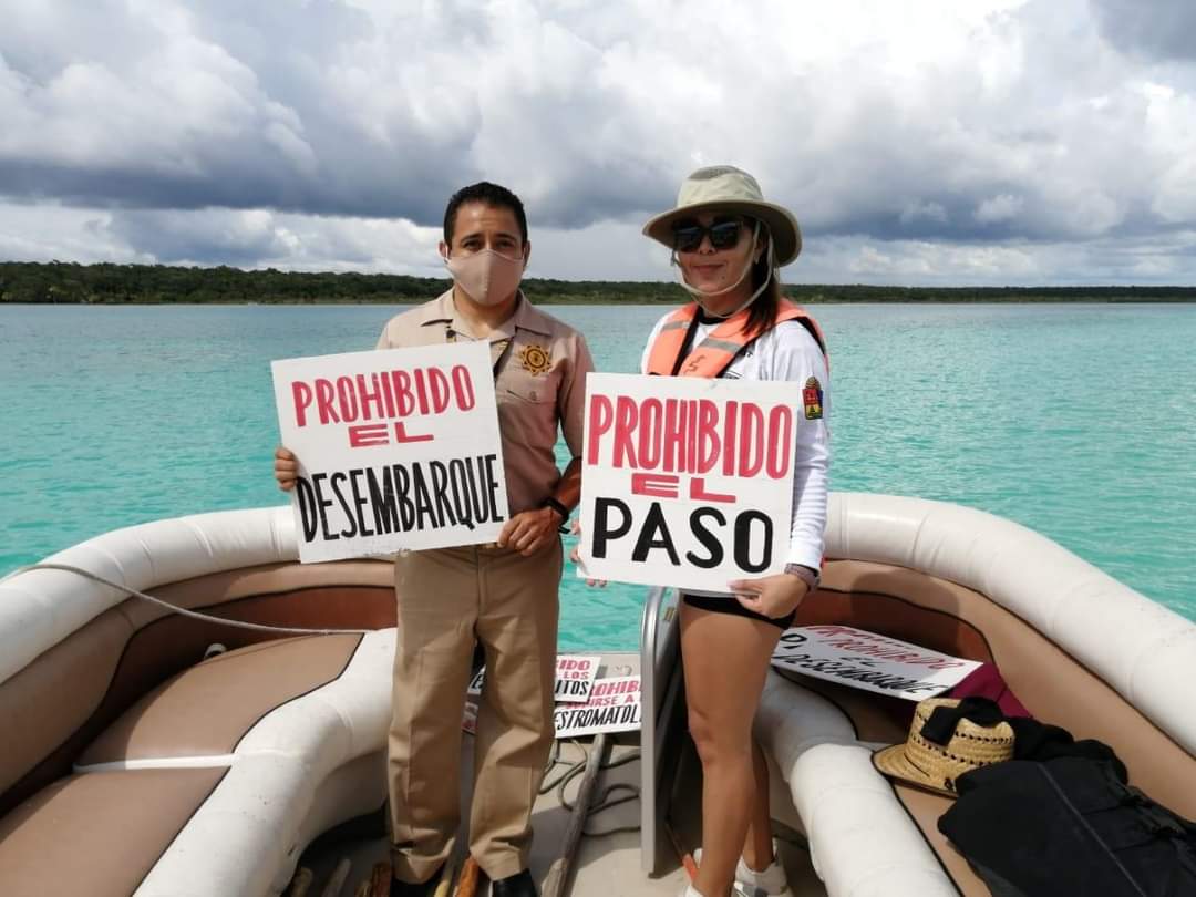 Reiteran autoridades esfuerzo a favor de la laguna de 7 colores