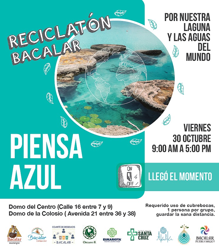 Anuncia Bacalar 1er Reciclatón ante nueva normalidad