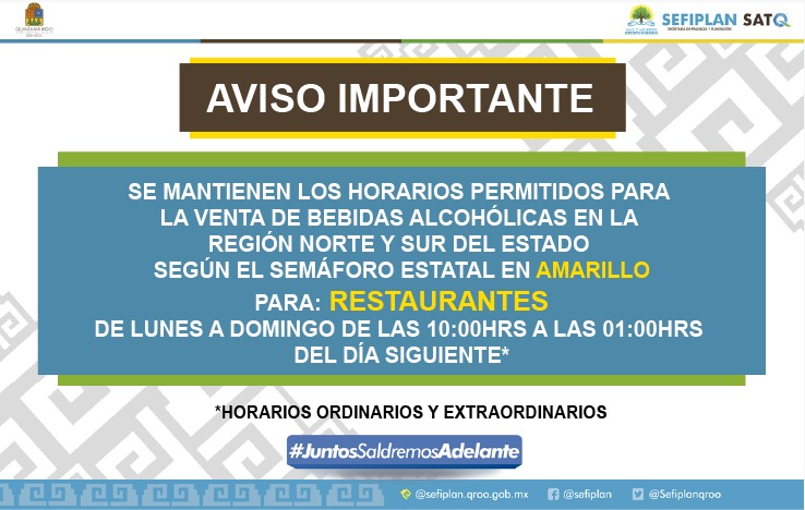 Aclara Sefiplan rumor de «ley seca»