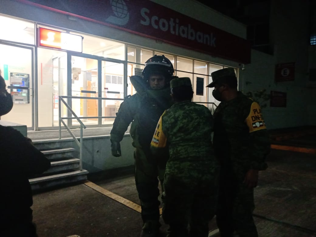 Pánico en Tuxpan por supuesto artefacto explosivo