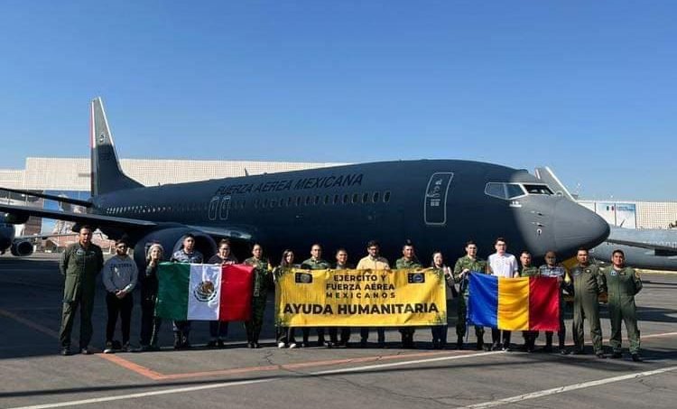 Parte avión de la Fuerza Aérea al rescate de mexicanos evacuados de Ucrania