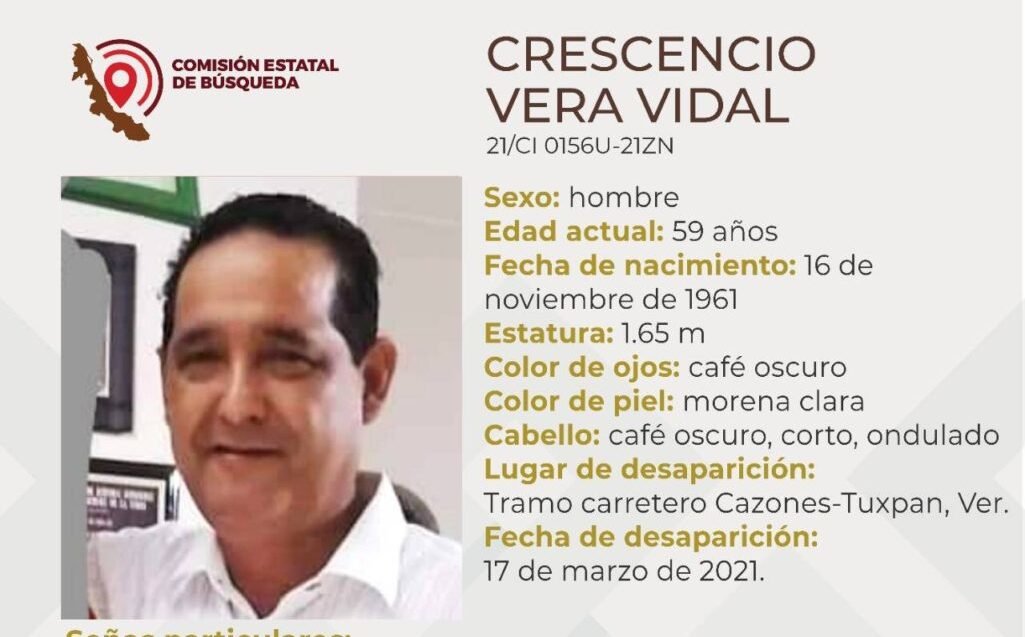 Se cumple un año de la desaparición de Crescencio Vera Vidal