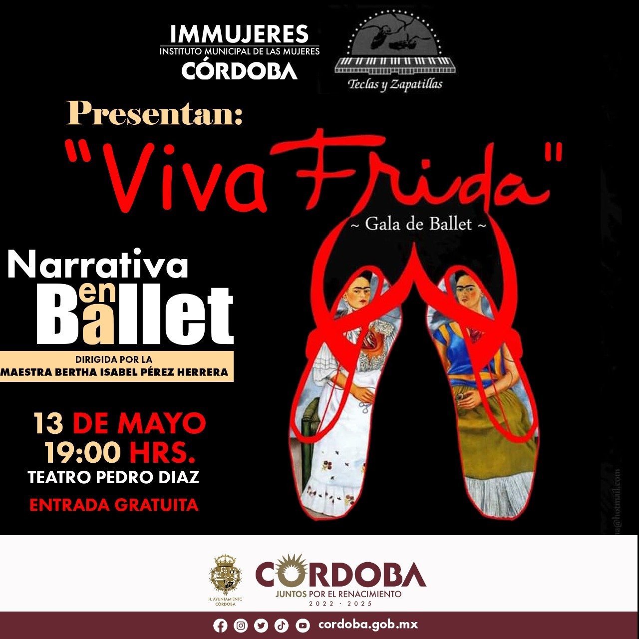 Presentará Immujeres ballet de Frida Kahlo por Día de las Madres