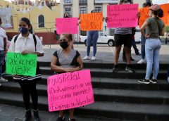 Protestan en Xalapa por detención de estudiante