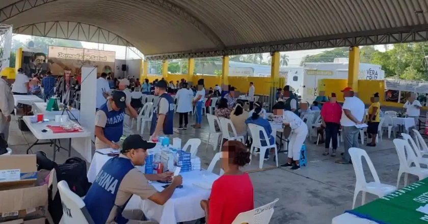 Marina implementa Programa de Atención Médica en lugares de difícil acceso, en Veracruz