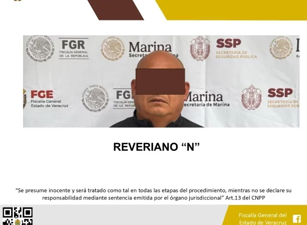 Detienen a Reveriano Pérez Vega, exalcalde de Coxquihui, por homicidio calificado
