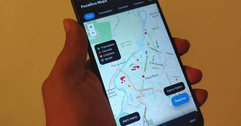Egresado del ITSPR desarrolla app para reportar calles afectadas y centros de ayuda tras la inundación en Poza Rica