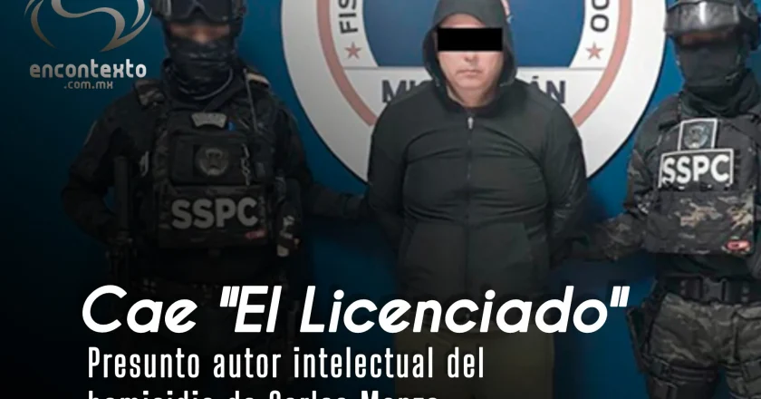 Detienen a presunto autor intelectual del homicidio de Carlos Manzo