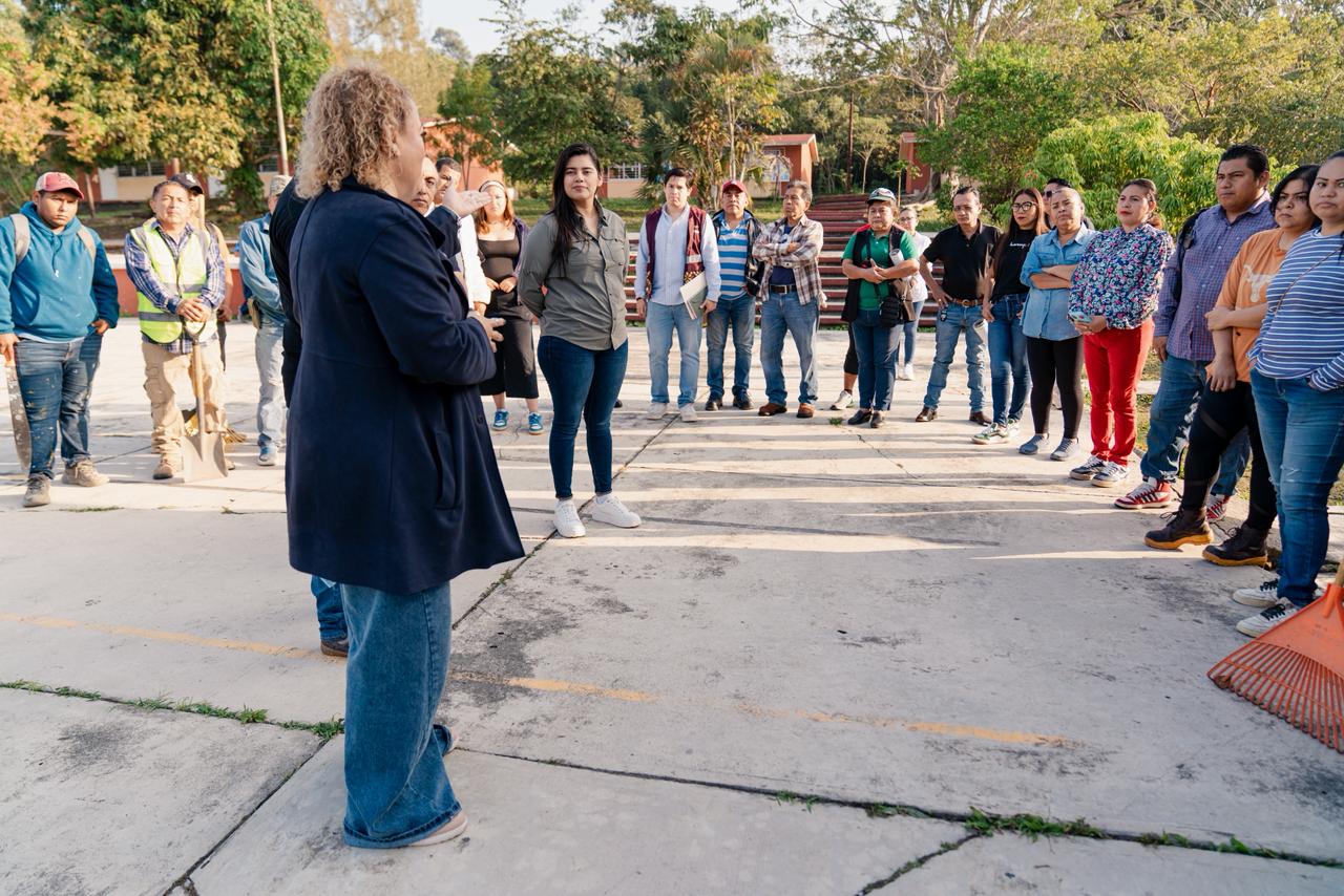 Gobierno de Poza Rica impulsa mejores condiciones educativas en la primaria Ignacio Zaragoza