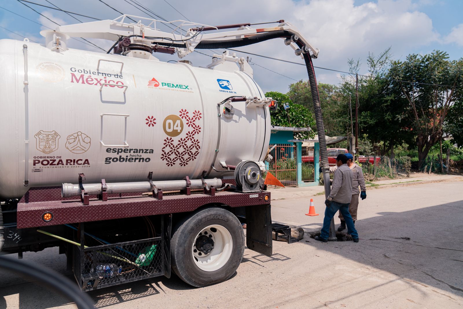 Con unidad y coordinación, Estado y Municipio atienden drenajes en Poza Rica