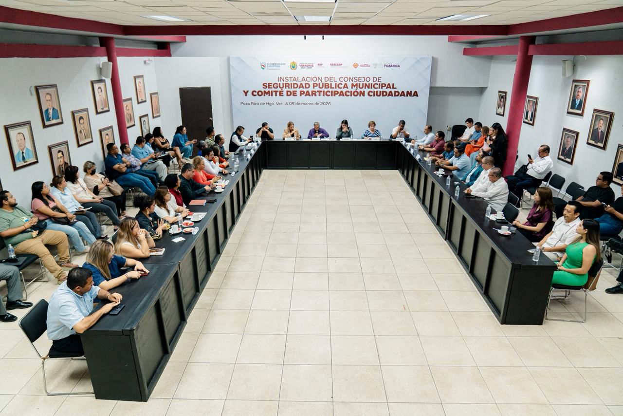 Gobierno de Poza Rica instala Consejo de Seguridad Pública Municipal y Comité de Participación Ciudadana