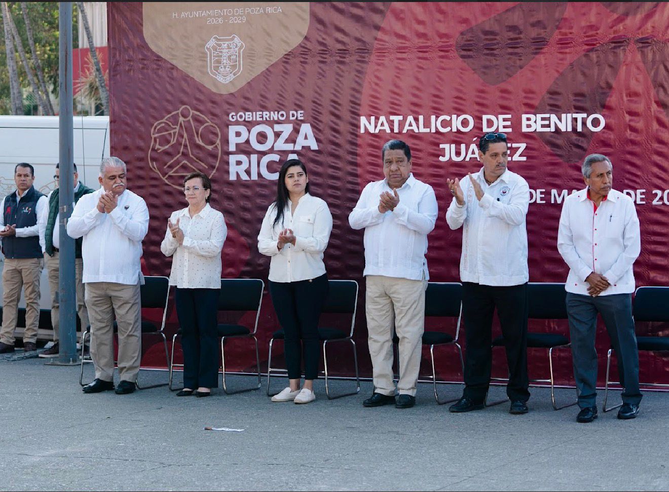 Poza Rica conmemora 220 años del natalicio de Benito Juárez