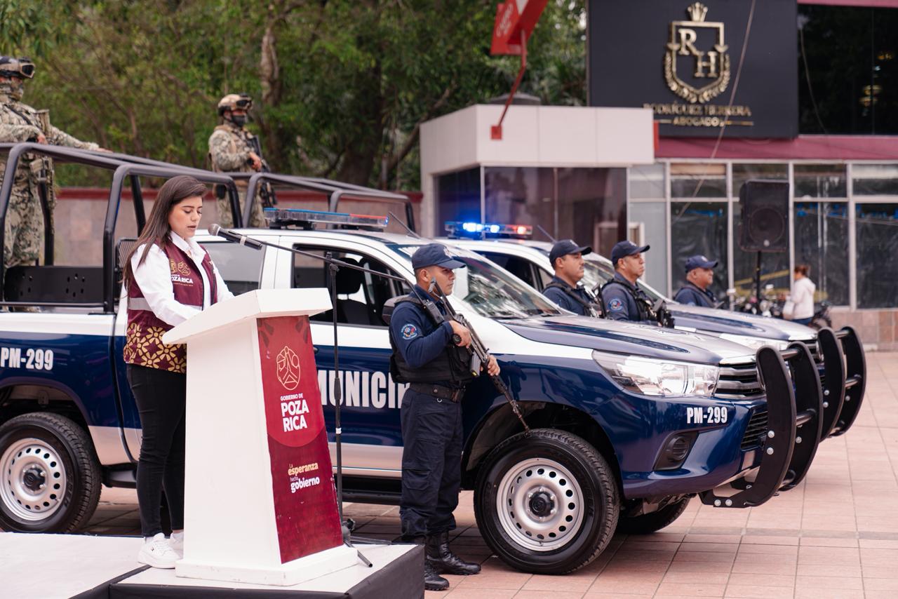 Poza Rica refuerza seguridad con nuevas patrullas